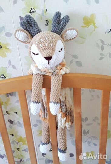 Пижамница вязаный олененок Бэмби