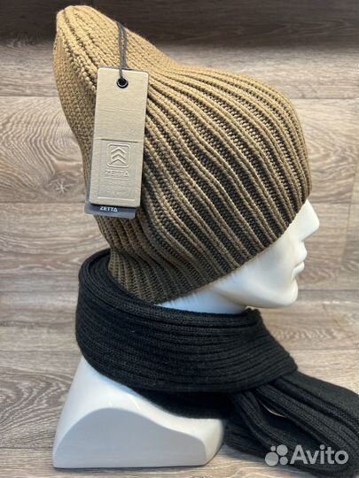 Шапка вязаная из хлопка, Zetta