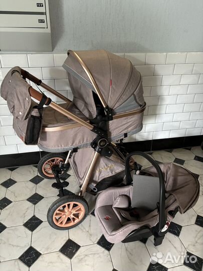 Коляска luxmom 3 в 1