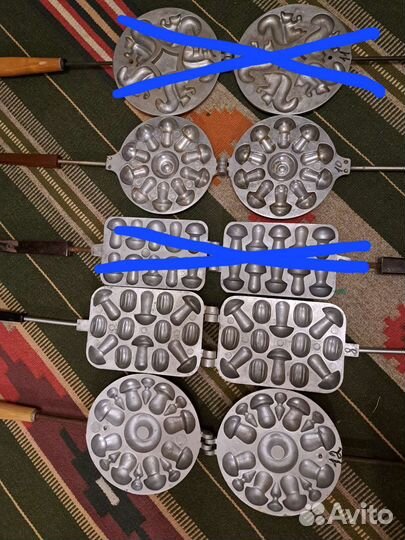 Форма для выпечки грибочки орешки