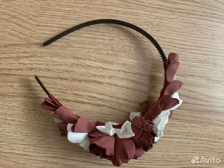 Ободок для волос ручной работы