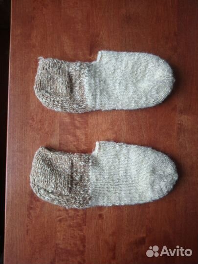 Носки вязаные шерстяные