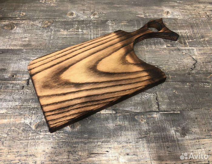 Доска разделочная обожжённая дуб