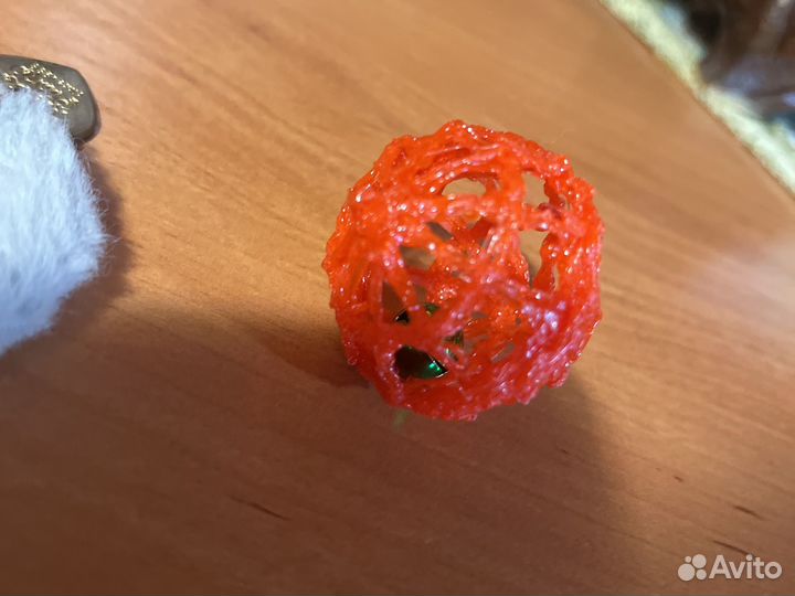 Самодельные мячики для кошки из 3D ручки
