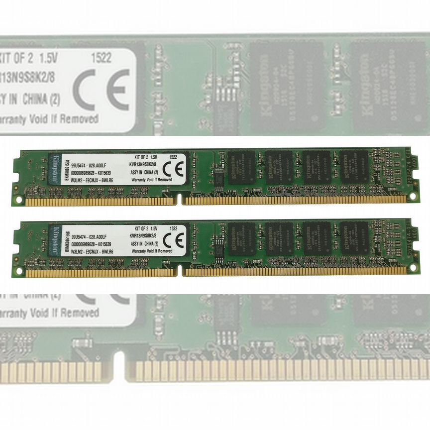 [KVR13N9S8K2/8] Оперативная Память Kingston 2x4gb Kvr13n9s8k2/8