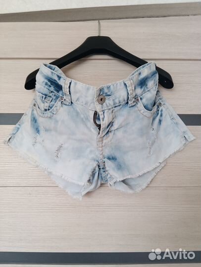 Шорты джинсовые и топ 46 48