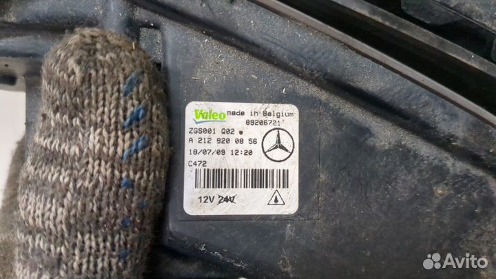 Дневные ходовые огни Mercedes E W212, 2009