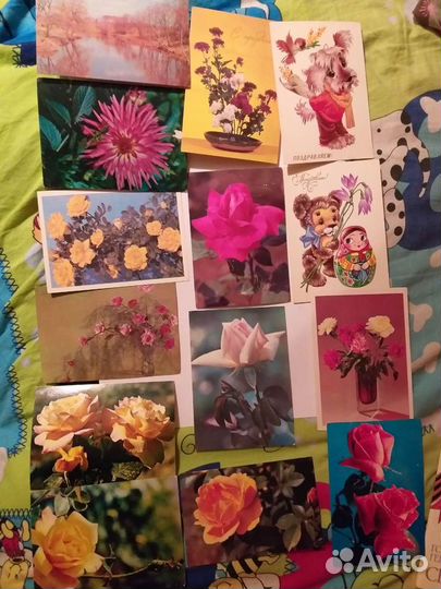 Почтовые открытки ссср,артисты,города