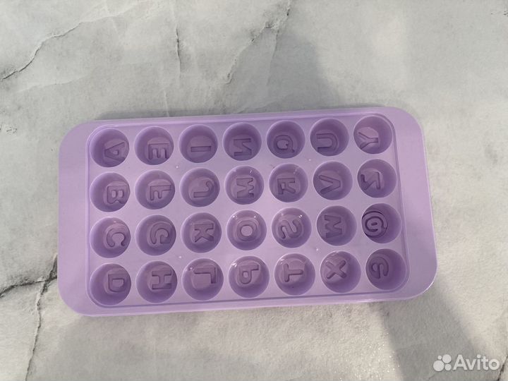 Форма для льда английский алфавит