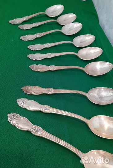 Мельхиоровые ложки и вилки