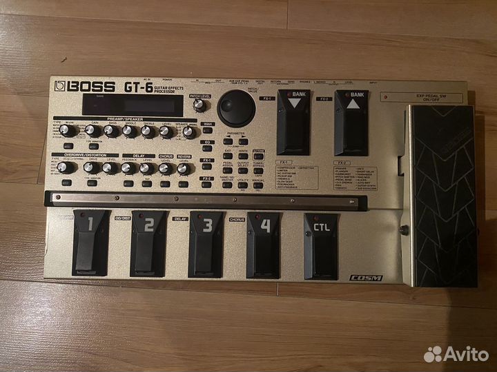 Гитарный процессор boss gt-6