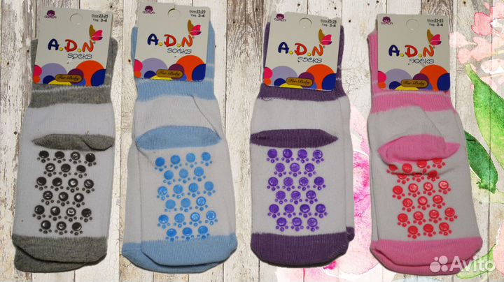 Носки новые, комплект, Турция,0-1, 1-2 года