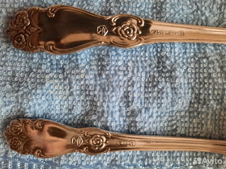 Мельхиоровые десертные ложки