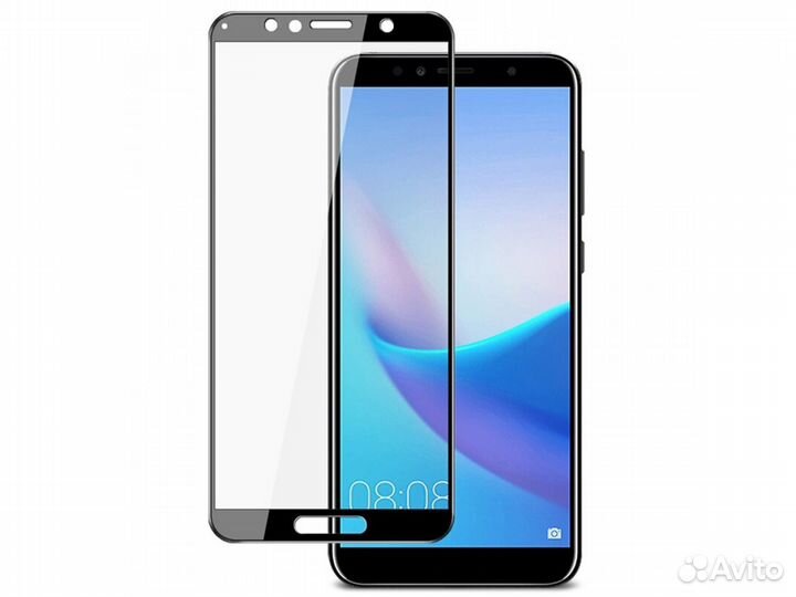 Защитное стекло 9D для Honor Huawei 7A Pro (AUM-L2
