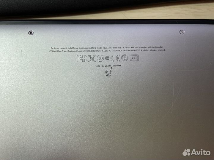 Apple MacBook Pro 15 2012 на запчасти