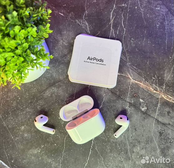 AirPods 4 (+ чехол и Airoha)