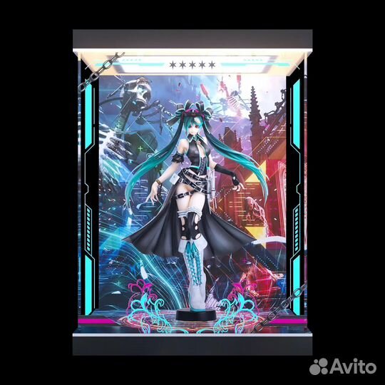 Витрина Бокс Кейс Фигурка Calne Ca Miku LED Акрил