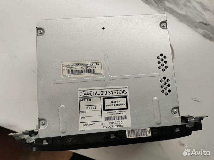 Магнитола sony (ford)