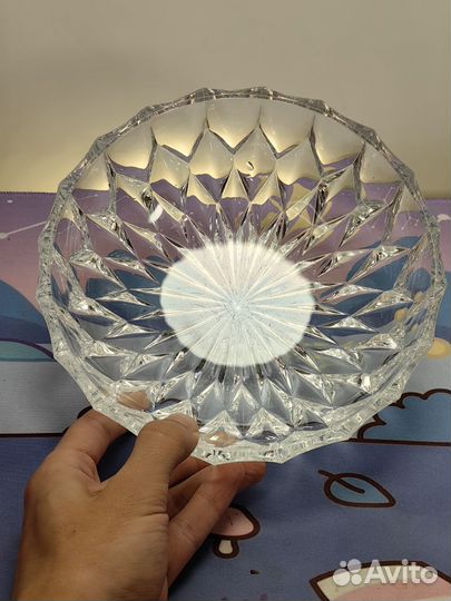 Хрустальная конфетница салатница хрусталь СССР 18
