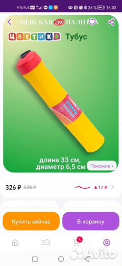 Тубус для школьника