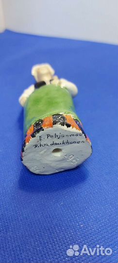 Винтажная статуэтка финская девушка