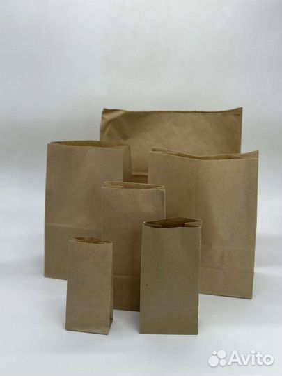 Пакеты бумажные крафт