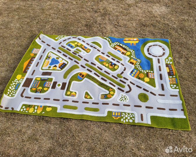 Ковер детский с дорогами