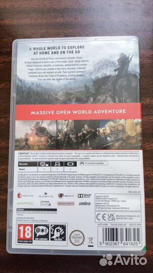 Ведьмак 3 nintendo switch