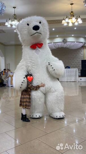 Белый мишка поздравление