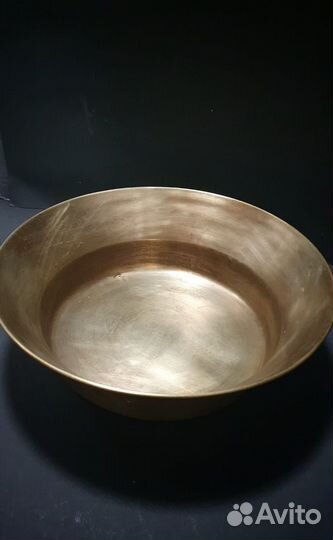 Латунный таз для варенья