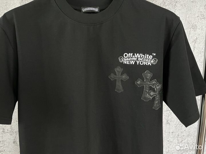 Chrome Hearts футболка черная