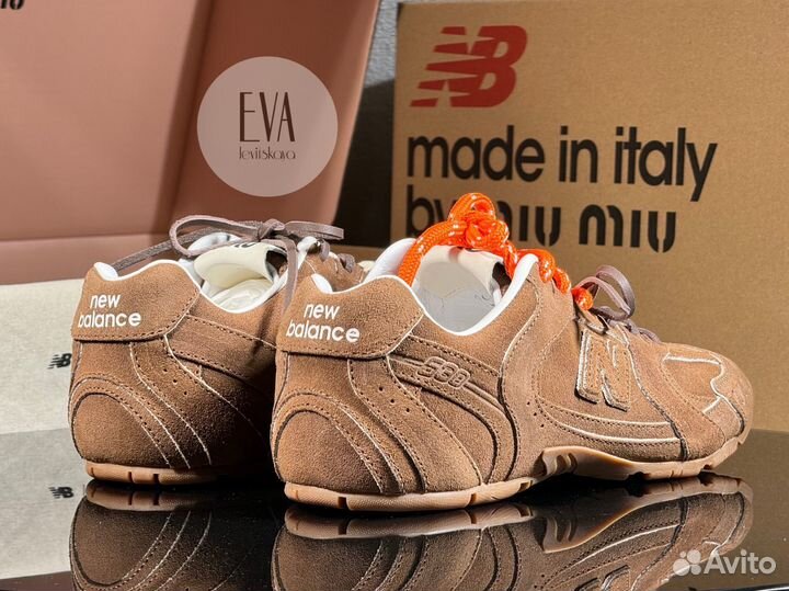 Кроссовки New Balance X Miu Miu 530 SL Brown