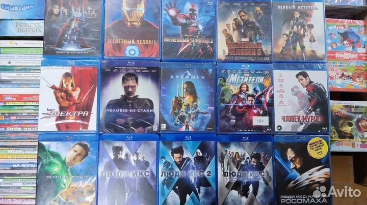 Фильмы и мультики в формате BLU-RAY (лицензия)