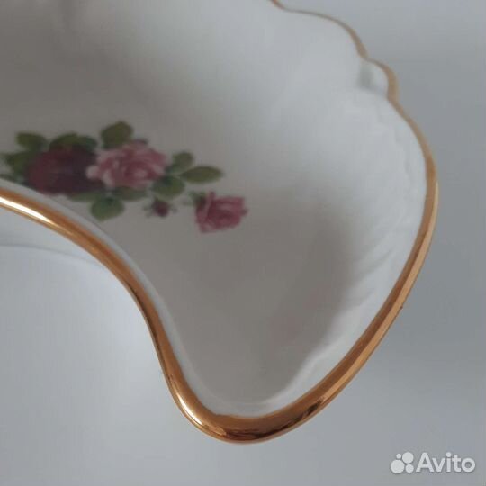 Блюдо рельефное, менажница/салатник Дулево СССР