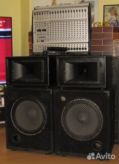 Колонки C-Mark 1100W FA Микшер-усилитель Микрофон