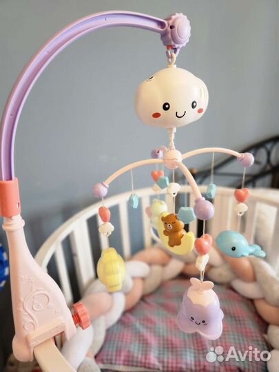 Мобиль на кроватку с проектором