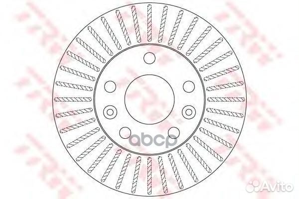 Диск тормозной Renault Duster передний без абc