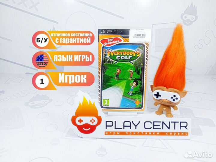Игра для PSP Everybody's Golf б/у с гарантией