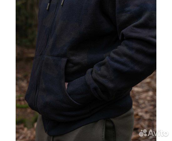 Толстовка на молнии Avid Carp distorion Camo zip