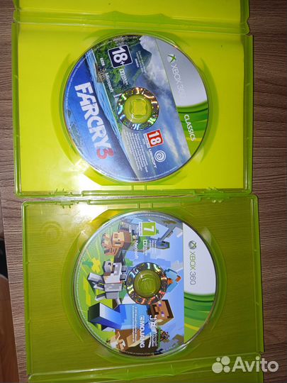 Игры на xbox 360 лицензия Far Cry 3 и Minecraft