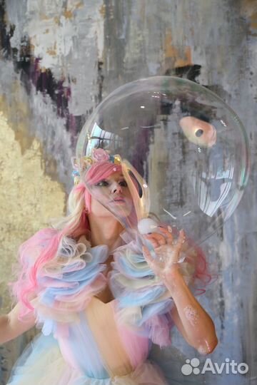 Шоу мыльных пузырей