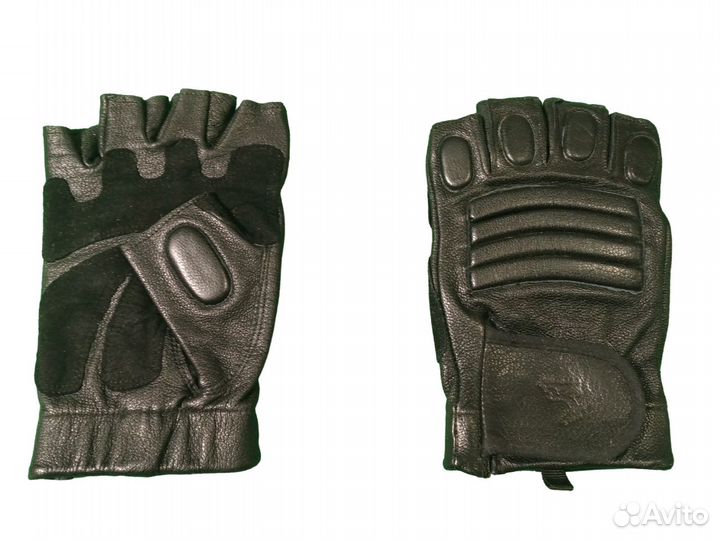 Перчатка кожаные без пальцев