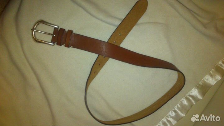Ремень немецкий рыжий, р-р44-48