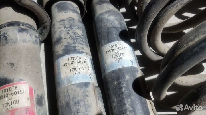 Комплект амортизаторов и пружин на Toyota LC 200