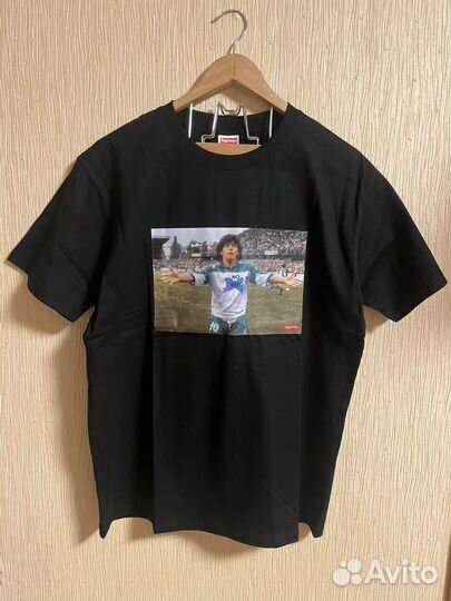 Футболка Supreme Maradona черная