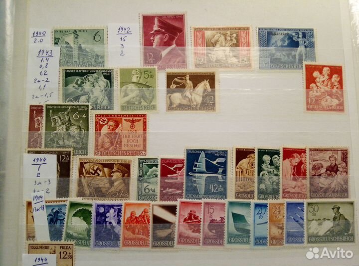 Марки колоний