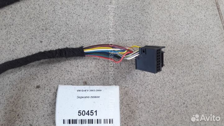 Зеркало левое Golf 5 гольф 5 14 пин