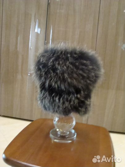 Меховая шапка. Чернобурка