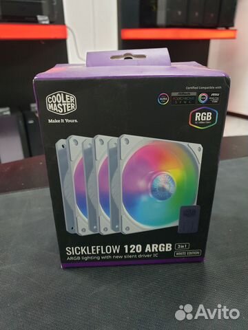 Комплект Cooler Master SickleFlow 120 argb