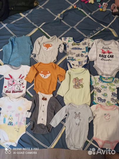 Одежда от 0-1 года пакетом